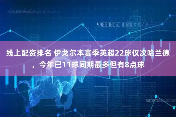 线上配资排名 伊戈尔本赛季英超22球仅次哈兰德，今年已11球同期最多但有8点球